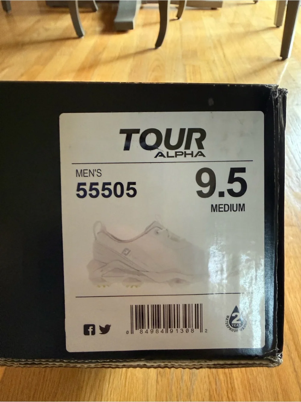 FootJoy Tour Alpha White Golf Shoes